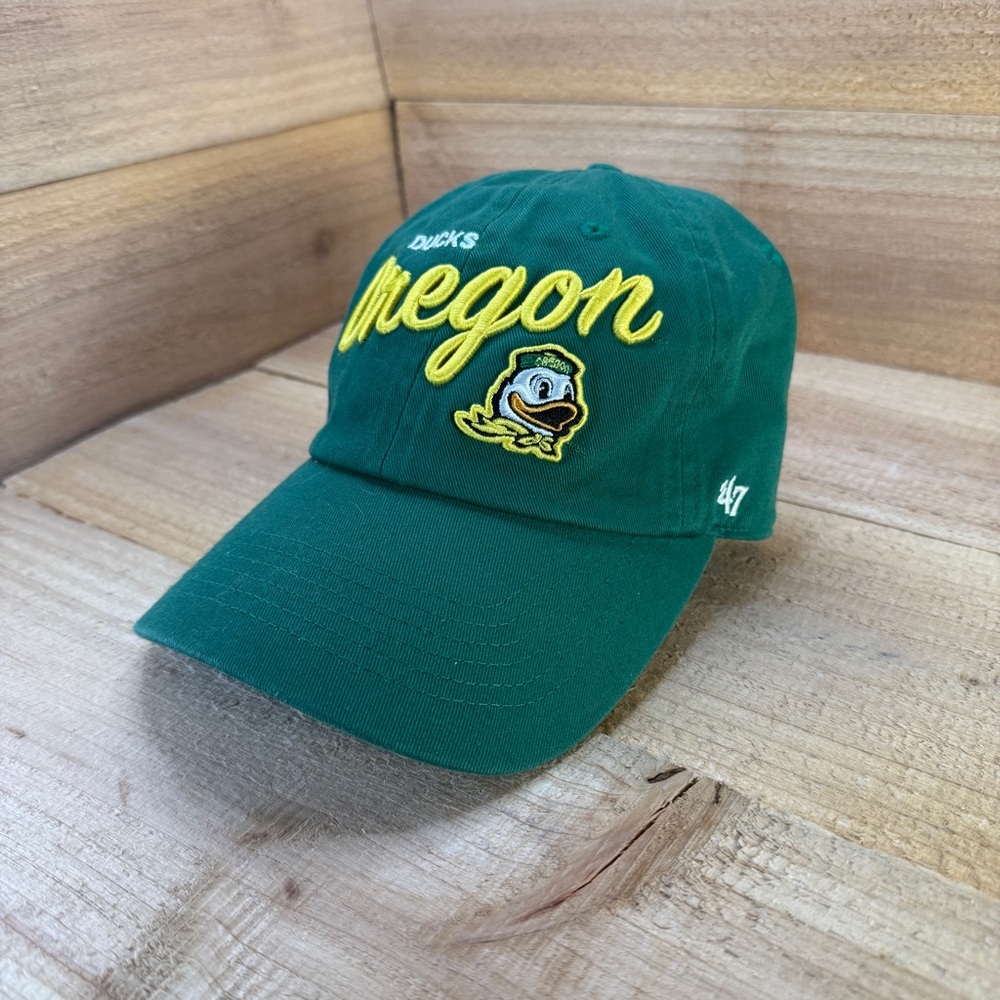 Women's '47 Green Oregon Ducks Phoebe Clean Up Adjustable Hat